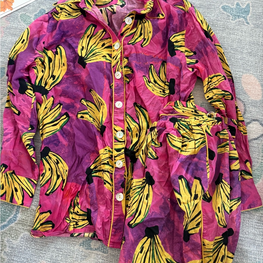 FARM Rio tie-dye Banana Print pajamas